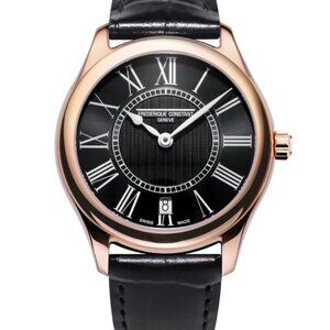 Frédérique Constant Women's Classics Quartz Rose Gold Roman Numerals Watch